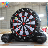NB-SG030 Kid and Adult Giant PVC Inflatable Football Soccer Golf Targets Dart Board Castle Style Stand Game